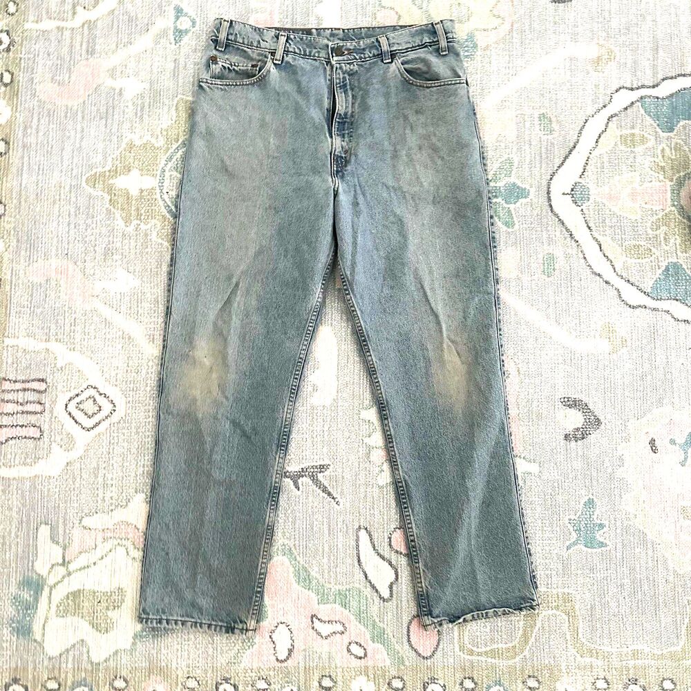 Levi’s Vintage 540 Relaxed Fit Men’s Jeans – 36x30 – Light Distress, Light Wash